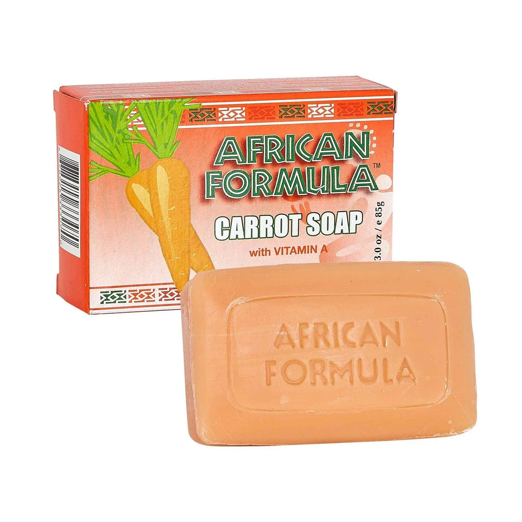 Carrot Soap With Vitamin A Bar Soap 3.5 oz By African Formula Made In Jordan