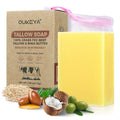 Beef Tallow Soap Moisturizing, Gentle for Face & Body - All Natural Grass Soap
