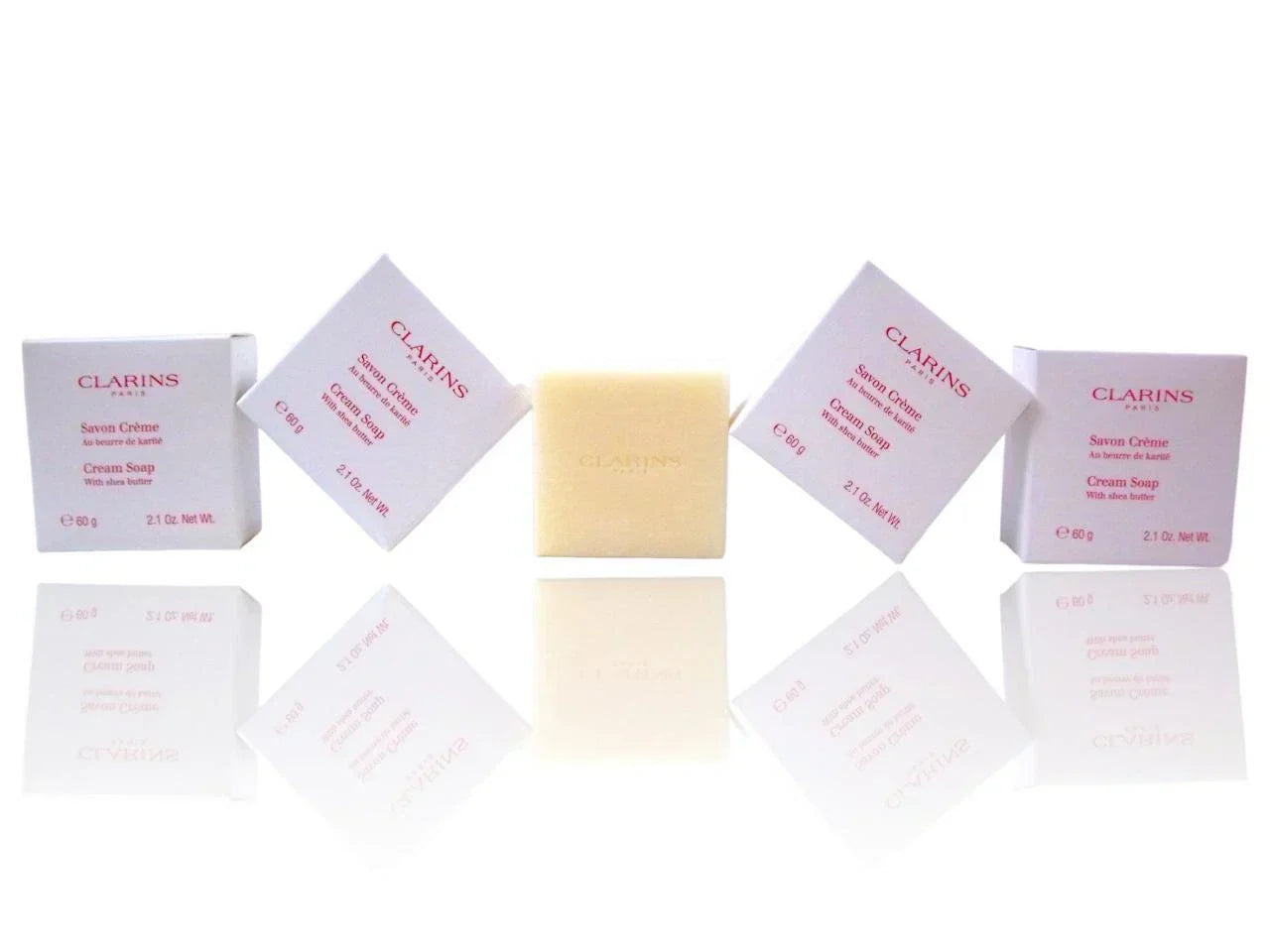 Clarins Eau Dynamisante Cream Soap Bar w/ Shea Butter Travel