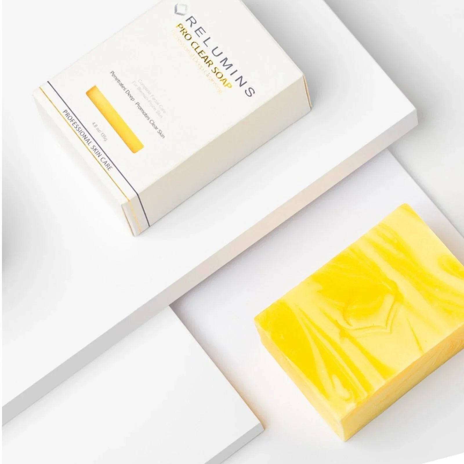 Relumins Professional Clear Soap with Salicylic Acid 10 Bars w/ Free Net